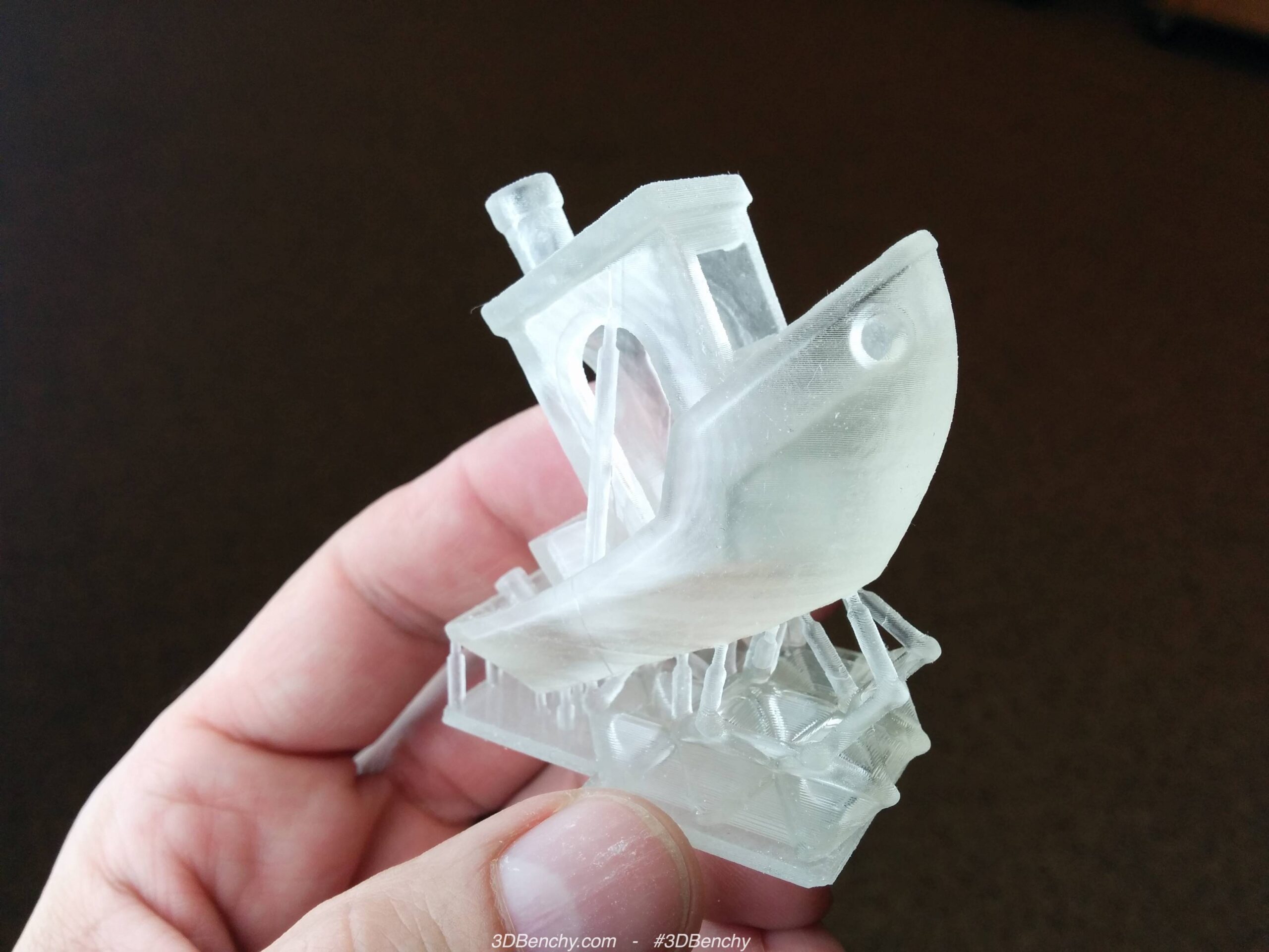 High‑resolution resin‑printed prototype with intricate details