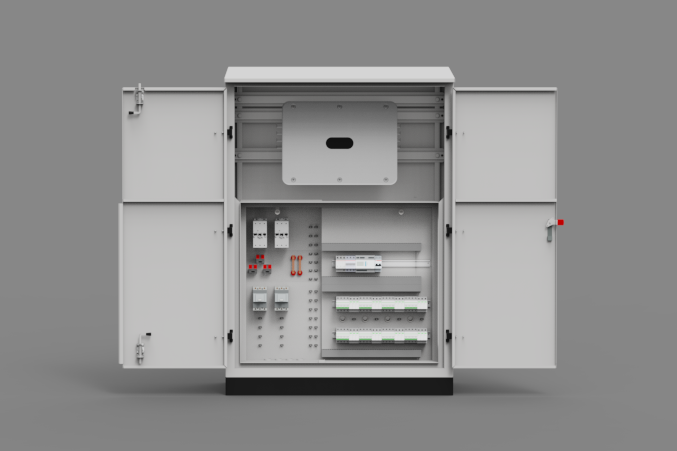 Dual-zone inverter enclosure